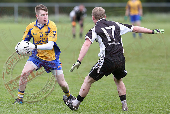 Aghadrumsee (0-5) V Enniskillen Gaels (0-10) in Senior GAA Football League, Division Two.