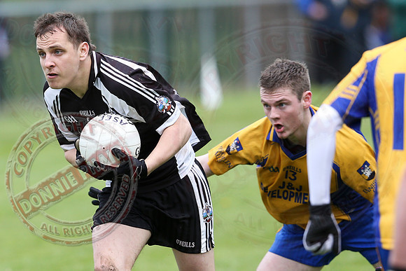Aghadrumsee (0-5) V Enniskillen Gaels (0-10) in Senior GAA Football League, Division Two.