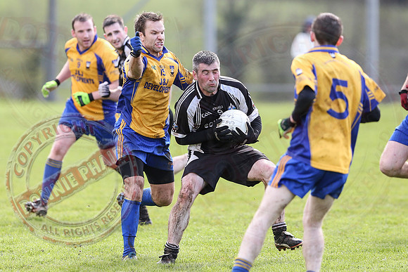 Aghadrumsee (0-5) V Enniskillen Gaels (0-10) in Senior GAA Football League, Division Two.