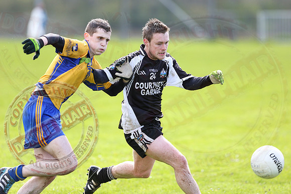 Aghadrumsee (0-5) V Enniskillen Gaels (0-10) in Senior GAA Football League, Division Two.