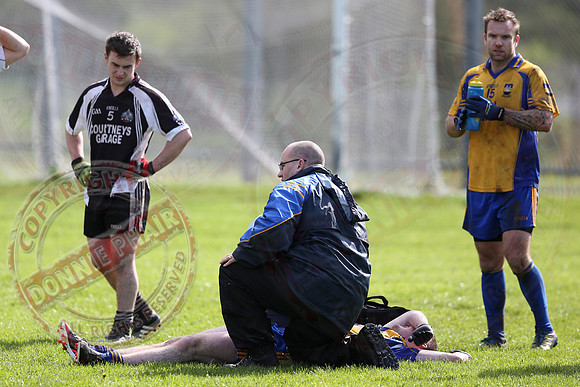 Aghadrumsee (0-5) V Enniskillen Gaels (0-10) in Senior GAA Football League, Division Two.