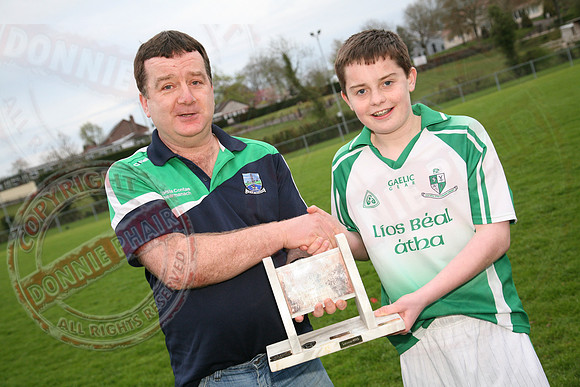Lisbellaw V Knocks Grattans in U14 Feile Hurling Final.
