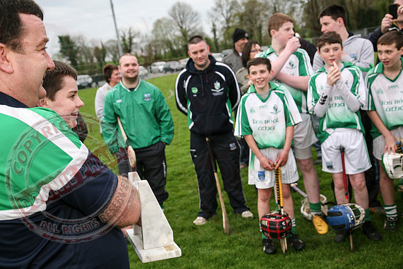 Lisbellaw V Knocks Grattans in U14 Feile Hurling Final.