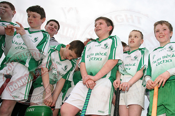 Lisbellaw V Knocks Grattans in U14 Feile Hurling Final.