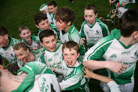 Lisbellaw V Knocks Grattans in U14 Feile Hurling Final.