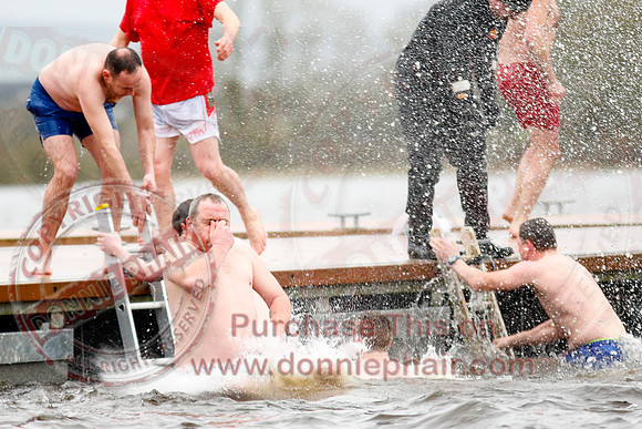 New Years Day Charity Swim at Galloon Island, Newtownbutler.