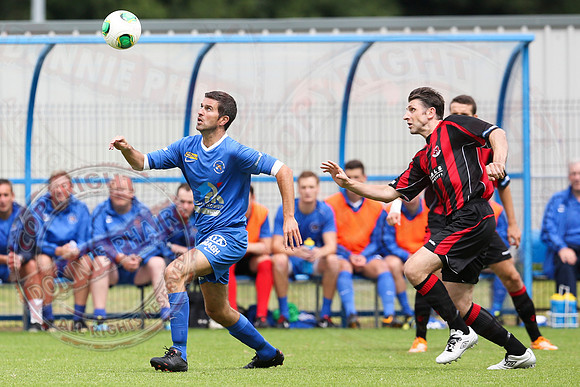 Ballinamallard United (1) V Crusaders (0) in Danske Irish Premier League.