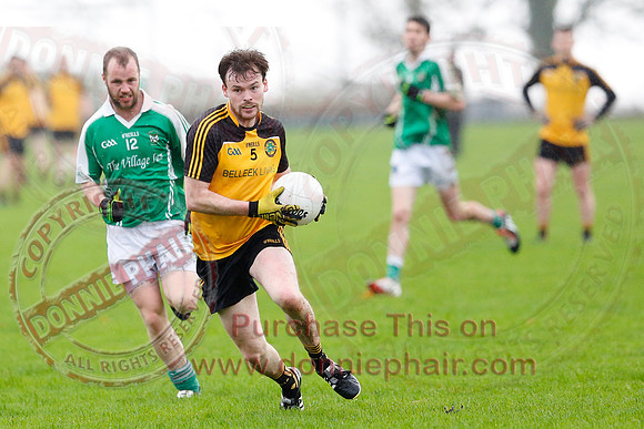 Erne Gaels (0-9) V Roslea (2-9) in Senior GAA Football League Division 1.-21