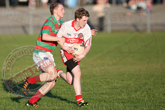 St. Pat's Donagh (0-10) V Lisnaskea Emmetts (0-9) in Minor GAA Football League Division One Final.