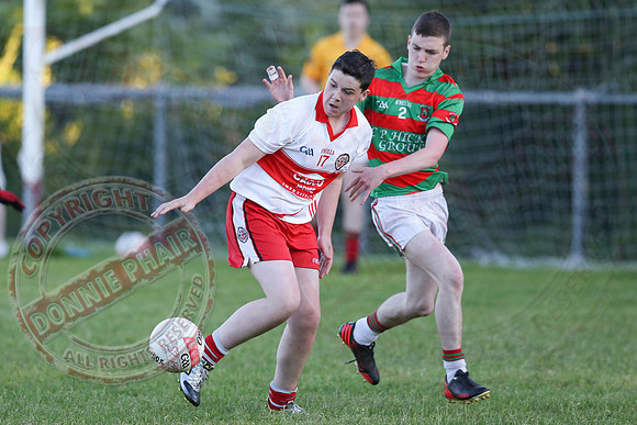 St. Pat's Donagh (0-10) V Lisnaskea Emmetts (0-9) in Minor GAA Football League Division One Final.