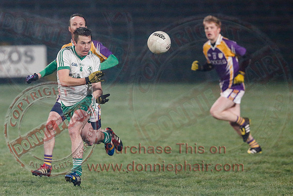 Derrygonnelly (0-7) V Ederney (0-6) in Senior GAA Football League Division 1A Final.