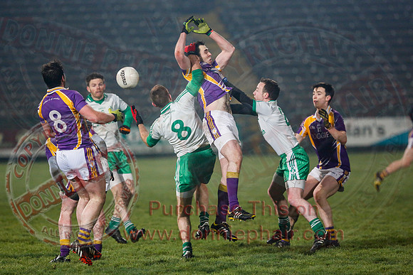 Derrygonnelly (0-7) V Ederney (0-6) in Senior GAA Football League Division 1A Final.