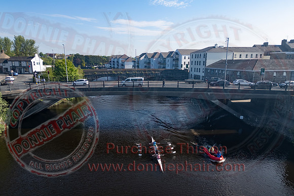 Aerial views of The River Erne around Enniskillen Town-5