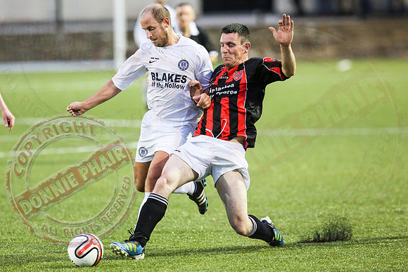 Enniskillen Town (1) V Lisnaskea Rovers (0) in Coffey Cup Final.