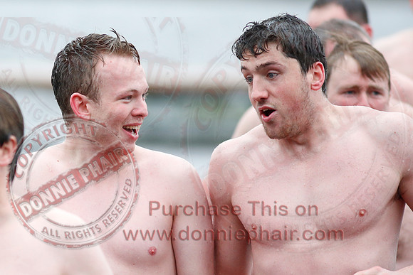 New Years Day Charity Swim at Galloon Island, Newtownbutler.