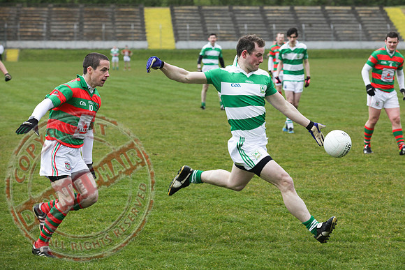 Lisnaskea Emmetts V Teemore Senior GAA League Football.