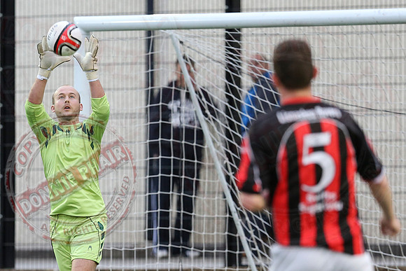 Enniskillen Town (1) V Lisnaskea Rovers (0) in Coffey Cup Final.