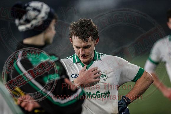 Derrygonnelly (0-7) V Ederney (0-6) in Senior GAA Football League Division 1A Final.