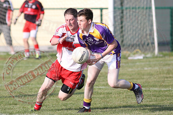 Derrygonnelly (0-14) V St. Patricks, DOnagh (0-10) in Senior GAA Football League, Division one.