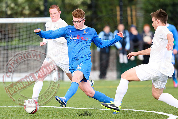 Enniskillen Town (1) V Ballinamallard Reserves (0) in Coffey Cup.