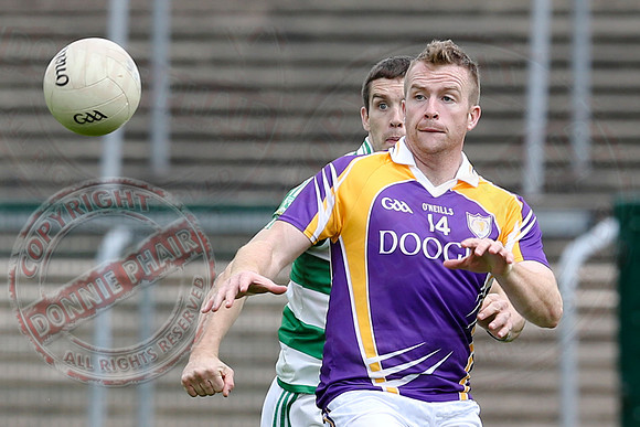 Derrygonnelly (2-8) V Teemore (1-7) in Senior GAA Championship.
