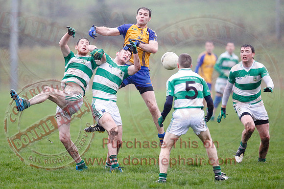 Teemore (1-8) V Enniskillen Gaels (0-8) in Senior GAA Football League Division 2A.-13