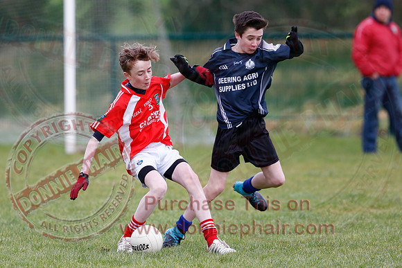 Aghadrumsee (3-10) V Newtownbutler (3-14) in U14 GAA Football League Section A.