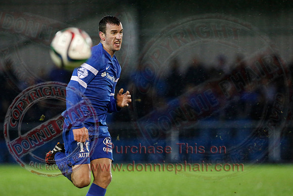 Ballinamallard United (1) V Dungannon Swifts (1) in Danske Bank Premier League.
