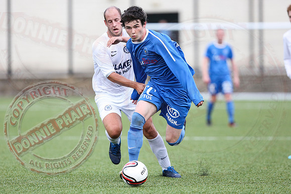 Enniskillen Town (1) V Ballinamallard Reserves (0) in Coffey Cup.