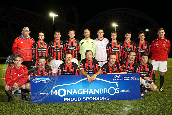 Enniskillen Town (1) V Lisnaskea Rovers (0) in Coffey Cup Final.