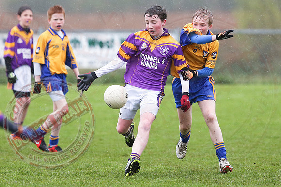 Enniskillen Gaels (5-6) V Derrygonnelly (1-3) in U14 GAA Division One Final.