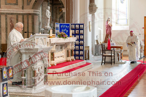 Bishop Larry Duffy commissions 45 members of Parish Bereavement Team in The Holy Cross Church, Lisnaskea-24