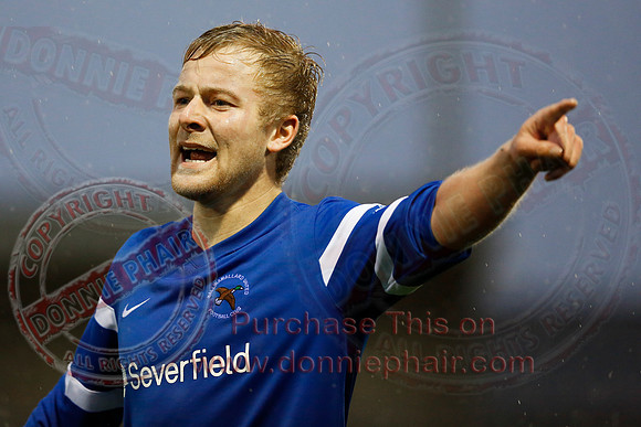 Ballinamallard (0) V Ballymena (1) in IFA Premiership.