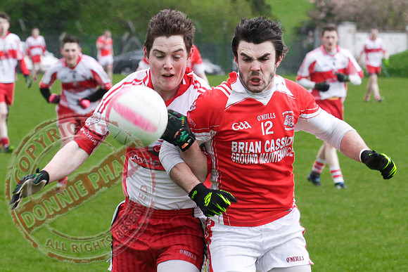 St. Pat's Donagh V Belnaleck in Senior GAA League Football.