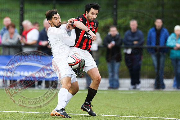 Enniskillen Town (1) V Lisnaskea Rovers (0) in Coffey Cup Final.