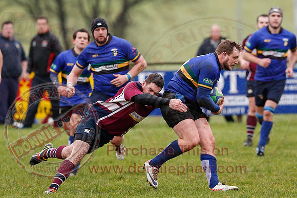 Enniskillen 1st XV (17) V Lisburn (0) in Kukri Qualifying League 2-13.