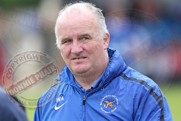 Ballinamallard United (1) V Crusaders (0) in Danske Irish Premier League.