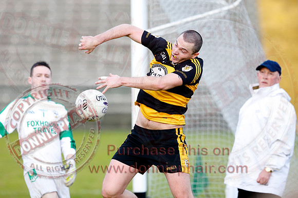 Coa (1-10) V Rockcorry (0-16) in Ulster Club Junior Football Championship Quarter-Final.