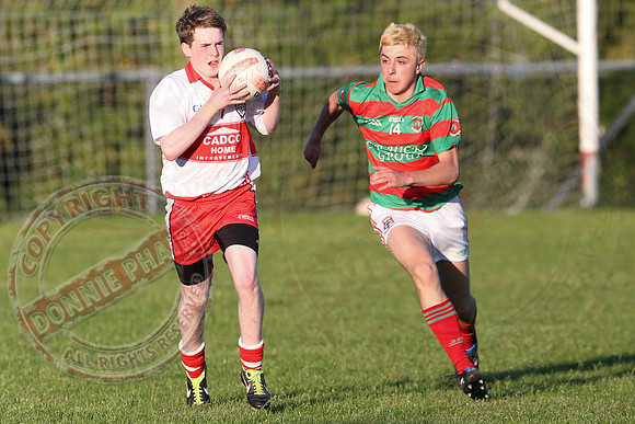 St. Pat's Donagh (0-10) V Lisnaskea Emmetts (0-9) in Minor GAA Football League Division One Final.