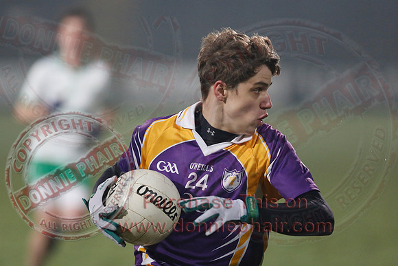 Derrygonnelly (0-7) V Ederney (0-6) in Senior GAA Football League Division 1A Final.