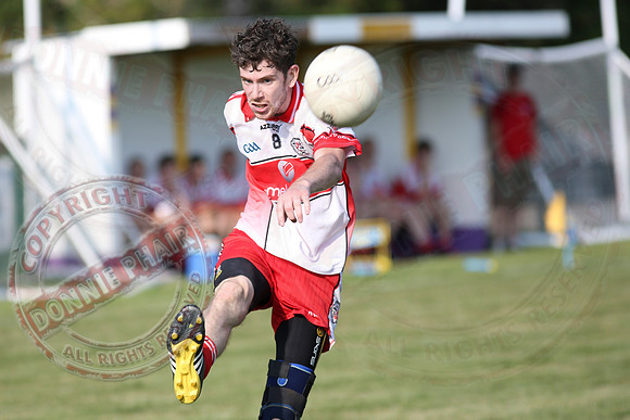 Derrygonnelly (0-14) V St. Patricks, DOnagh (0-10) in Senior GAA Football League, Division one.