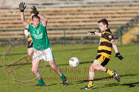 Coa (1-10) V Rockcorry (0-16) in Ulster Club Junior Football Championship Quarter-Final.
