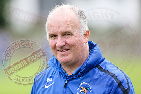 Ballinamallard United (1) V Crusaders (0) in Danske Irish Premier League.