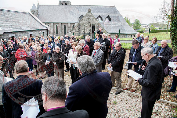 Garden of Celtic Saints opens at Sacred Heart Church, Irvinestown.