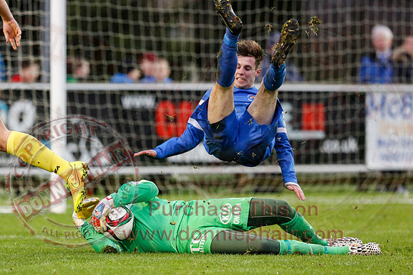 Ballinamallard United (1) V Dungannon Swifts (1) in Danske Bank Premier League.