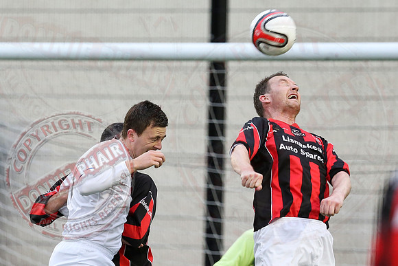 Enniskillen Town (1) V Lisnaskea Rovers (0) in Coffey Cup Final.