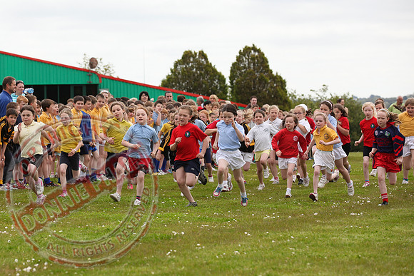 Schools Cross Country Running at the Bawnacre, Irvinestown.