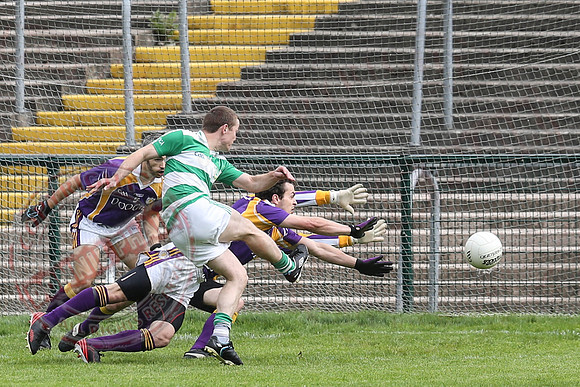 Derrygonnelly (2-8) V Teemore (1-7) in Senior GAA Championship.