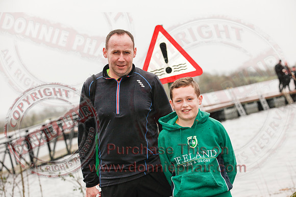 New Years Day Charity Swim at Galloon Island, Newtownbutler.