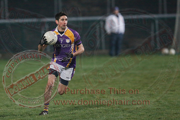 Derrygonnelly (0-7) V Ederney (0-6) in Senior GAA Football League Division 1A Final.